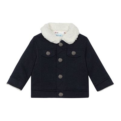 Baker by Ted Baker Baby boys' navy shearling jacket